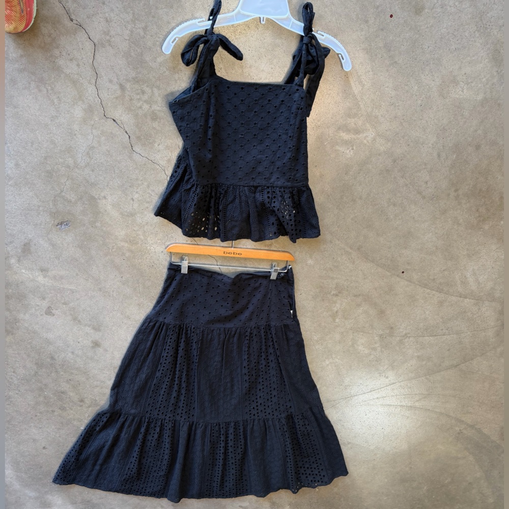 Set - Black Skirt & Top
